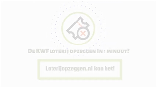 KWF loterij opzeggen