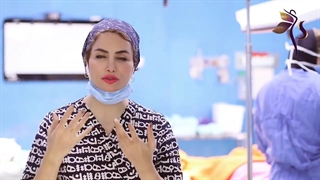 جراحی هیستروسکوپی در خانم 56 ساله از دبی