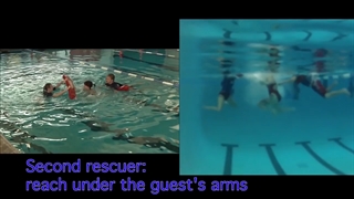 اصول غریق نجات - روش نجات غریق از آب - ( تکنیک شیرجه غریق نجات )