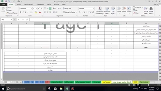 تهیه اکسل صورت مالی نمونه شرکتهای حمل و نقل و باربری