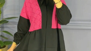 مانتو کرسپو خامه دوزی دخترانه بهارا