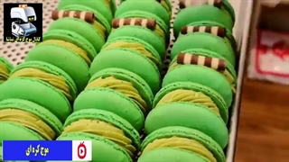 ماکارون کره ای ( یک نوع شیرینی )  - موج کره ای