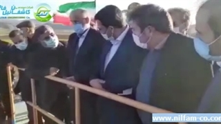 افتتاح تصفیه خانه پساب فاضلاب گرمی تبریز