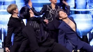 ریلی دنس بلو فلیم آسترو | Relay dance Blue Flame astro | ام جی | جین جین | چا اونوو | مونبین | راکی | سانها