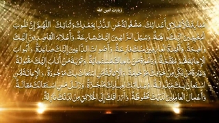 قرائت زیارت امین الله با صدای حاج مهدی سماواتی