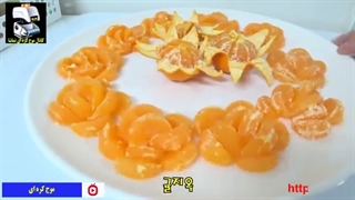 تزیین نارنگی - موج کره ای