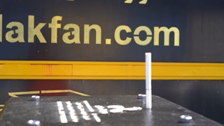 تست لرزش اگزاست فن قارچی یا سقفی محصول شرکت کولاک فن