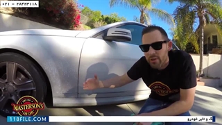 آموزش کارواش بدون آب-طرز شستن ماشین بدون آب-شستن گلگیر کثیف خودرو