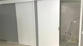 درب دوقولوی کشویی سرویس بهداشتی و حمام