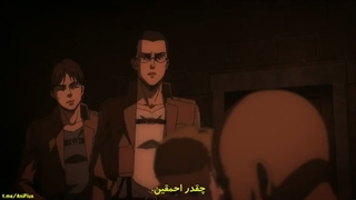 انیمه اتک آن تایتان فصل 4 قسمت 23 زیرنویس فارسی چسبیده