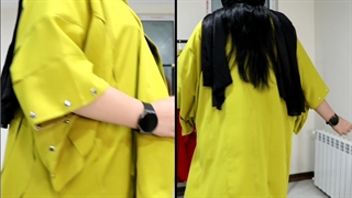 مانتو مزونی جلوباز سایز بزرگ