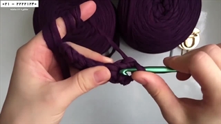 آموزش بافت کیف تریکو-آموزش بافت کوله پشتی