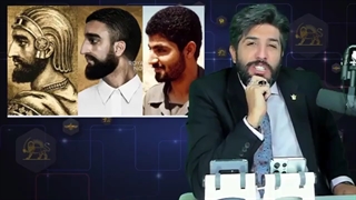 بازسازی نگاره شاهنشاه کورش بزرگ و همانندی باور نکردنی و شگفت سردار سلیمانی با وی- برنامه امید دانا