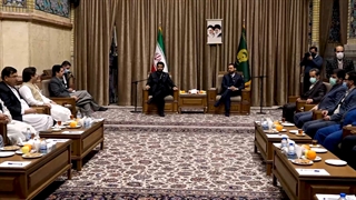 دیدار قائم مقام تولیت آستان قدس با نائب الرئیس مجلس ملی پاکستان