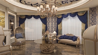 طراحی تصویر داخلی پروژه خیابان باهنر مشهدگروه مهندسی متراژ