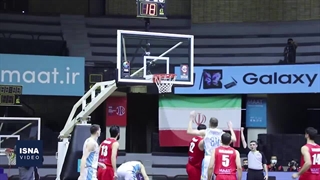 گوشه‌هایی از دیدار بسکتبال ایران و قزاقستان