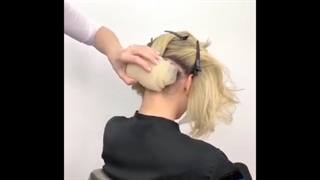 اموزش بستن مو پشت سر