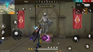 باز کردن در برج اساسین کرید با کلید جادویی در فری فایر همراه با پرش از برج اساسین کرید