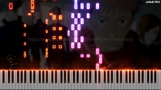 اوپنینگ2 jujutsu kaisen با‌پیانو