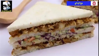 ساندویچ کلاب مرغ - موج کره ای