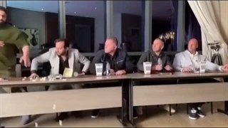 پشت صحنه کنفرانس خبری سجاد غریبی و مارتین فورد