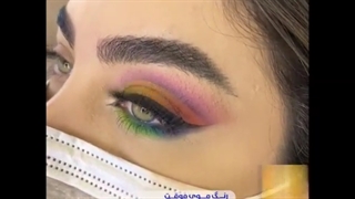 ارایش صورتی و بلدمجانی چشم و ابرو