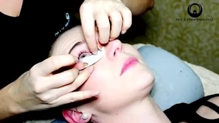 اکستنشن مژه رنگی دلوکس پروفشنال