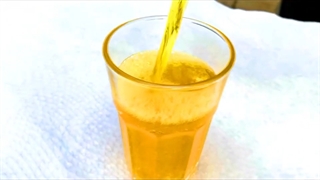 شربت زعفرانی با تخم شربتی