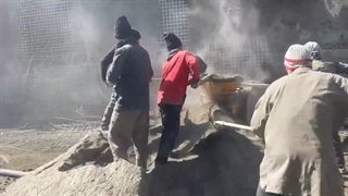 آموزش کارکرد دستگاه شاتکریت خشک پاش مدل T260 تیران تونل بیستون09356800680