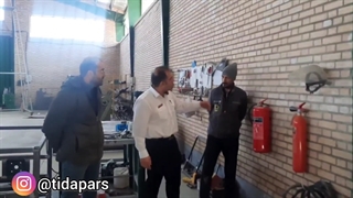 آموزش پرسنل تیداپارس پیرامون مهار آتش در محیط کار