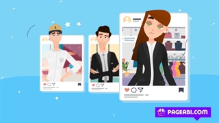 پیج آبی وبسایت خدمات تخصصی اینستاگرام