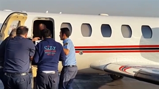 عملیات انتقال هوایی رادین کودک نه ماهه مبتلا به اس ام اِی