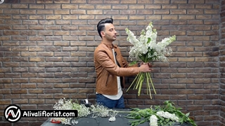 آموزش دسته گل شب بو | علی ولی
