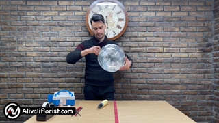 آموزش باکس تولد با بادکنک و گل | علی ولی