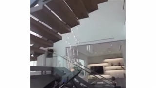 سقف دکوراتیو کناف با شیار نور خطی