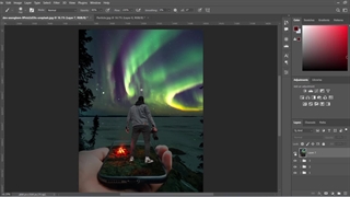 فتومونتاژ سه بعدی با موبایل - آموزش فتوشاپ