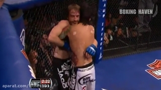 لحظات پرت شدن محافظ لثه (دهان) درمبارزه در مجله ورزشی جیملی