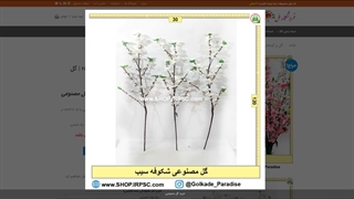 شکوفه های مصنوعی سیب کدra0303