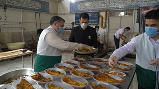 سبزی پلو با ماهی متبرک رضوی برای سفره اونایی که روز عیدشون در محل کار گذشت