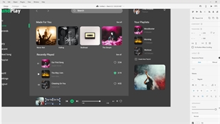 آموزش طراحی App پخش موزیک با استفاده از Adobe xd