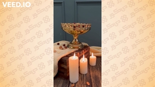 خرید شکلات خوری استیل گرد پایه دار