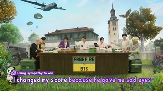 BTS X Free Fire _ Show Series BTS Members Draw Their Free Fire Costumes