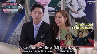 what's wrong with secretary kim - مصاحبه اختصاصی زوج سریال منشی کیم چشه
