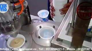 دستگاه پرکن کشک در ظروف لیوانی  | دستگاه پرکن لیوانی مواد غلیظ |  دستگاه پرکن سمنو | 09152000050