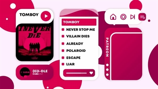 بیکلام tomboy(gidle)