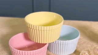 ست ۳تایی کاسه سرامیکی وان سل رنگی