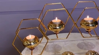 شمعدان استیل ۴شعله