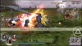 بزن بزن نینجایی، گیم پلی خودم از بازی warriors orochi 2 psp