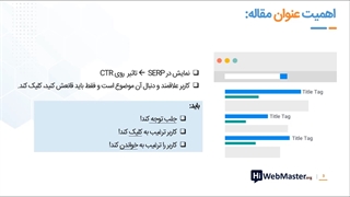 عنوان و تیتر اصلی مقاله (بخش سوم _ جلسه دوم)