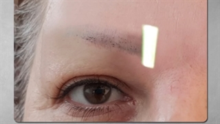 نمونه کاشت طبیعی ابرو به صورت دائمی
